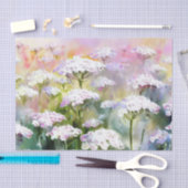 花のフィールド – 矢(A)水色 薄葉紙 (クラフト)