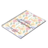 花のフィールド・祈りの言葉・ジャーナル ノートブック (左側)