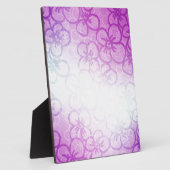 花のフィールド – 紫 フォトプラーク (側面)