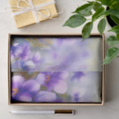 花のフィールド – 紫(D)水色 薄葉紙 (ギフト)