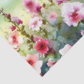 花のフィールド – 葵(B)水彩 薄葉紙 (詳細)