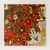 花のフィールド – Egon Schieleのアートワーク、 ジグソーパズル (横)