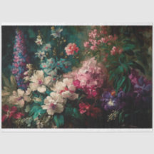 花のフィールドDecompage & Craft紙