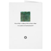 花のフィールドLitzlbergクリムト、ヴィンテージ風景 (裏面)