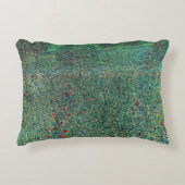 花のフィールドLitzlbergクリムト、ヴィンテージ風景 アクセントクッション (正面)