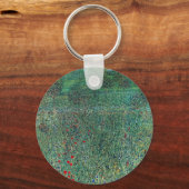 花のフィールドLitzlbergクリムト、ヴィンテージ風景 キーホルダー (裏面)