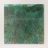 花のフィールドLitzlbergクリムト、ヴィンテージ風景 ジグソーパズル (横)