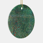 花のフィールドLitzlbergクリムト、ヴィンテージ風景 セラミックオーナメント (右)