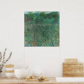 花のフィールドLitzlbergクリムト、ヴィンテージ風景 ポスター (キッチン)