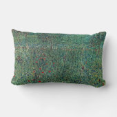 花のフィールドLitzlbergクリムト、ヴィンテージ風景 ランバークッション (裏面)