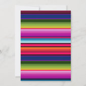 花のフェスタのベビーシャワーの陽気な招待状の女の子 招待状 (裏面)