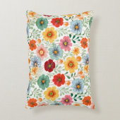 花のフルカラー アクセントクッション (正面(垂直))