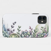 花のフレーム  Case-Mate iPhoneケース (裏面(横))