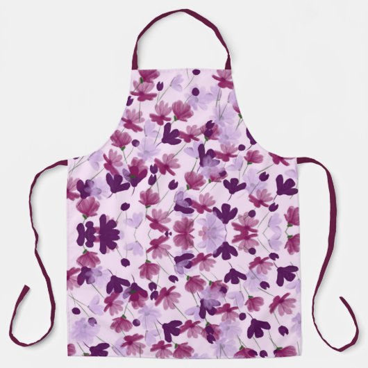 花のフローラ抽象芸術 エプロン (正面)