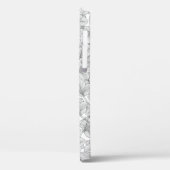 花のフローラ背景線画 Case-Mate iPhoneケース (裏面 / 左)