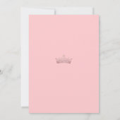 花のブッシュピンクのキンセアニエラ招待状 招待状 (裏面)