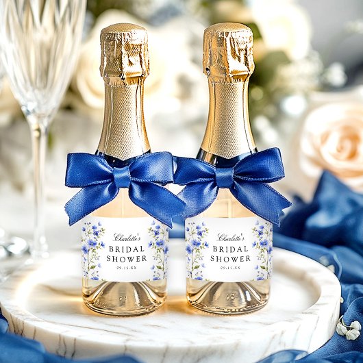 花のブライズシャワー スパークリングワインラベル