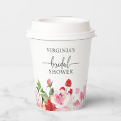 花のブライズシャワー 紙コップ (裏面)