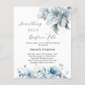 花のブライダルシャワーをする前に何か青 (正面)