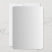 花のブライダルシャワー招待状, モダン, ボヘミア. セーブザデート (裏面)