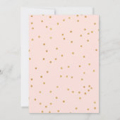 花のブライダルシャワー招待状 招待状 (裏面)