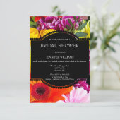 花のブライダルシャワー招待状 招待状 (スタンド正面)