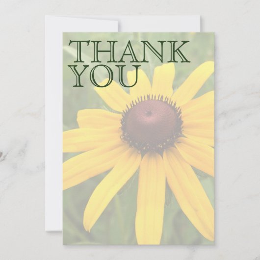 花のブライダルシャワー シングルルドベッキア フォト カスタム サンキューカード (正面)