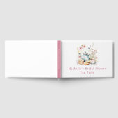 花のブライダルシャワー・ティーパーティー ゲストブック (全面)