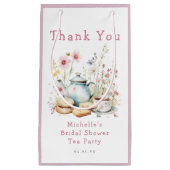 花のブライダルシャワー・ティーパーティー スモールペーパーバッグ (正面)