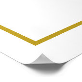 花のブライダルシャワー ポスター (角)