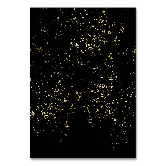 花のブラックゴールド 50周年結婚記念日 テーブルナンバー (裏面)