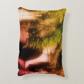 花のブリッジ部分色ヴィンテージ 動揺して アクセントクッション (裏面(縦))