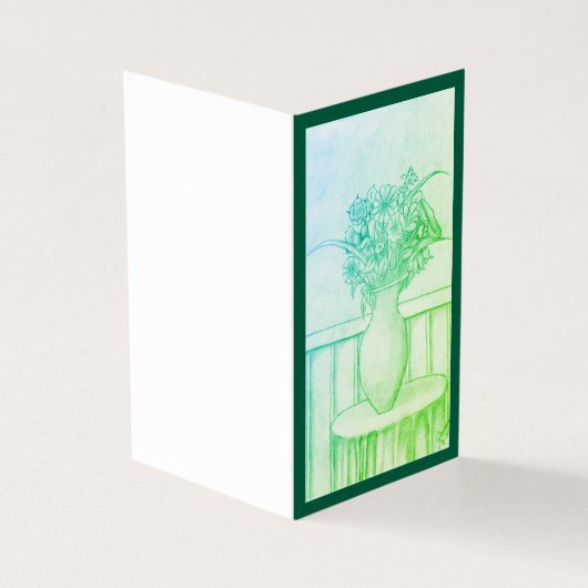 花のプレゼント – 緑 (外部)