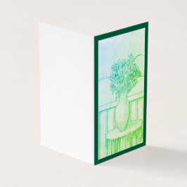 花のプレゼント – 緑