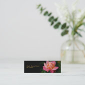 花のプロフィールカード スキニー名刺 (スタンド正面)