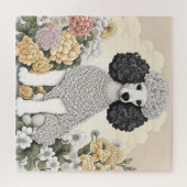 花のプーお洒落ドル ジグソーパズル (横)