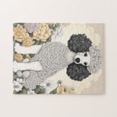 花のプーお洒落ドル ジグソーパズル (横)