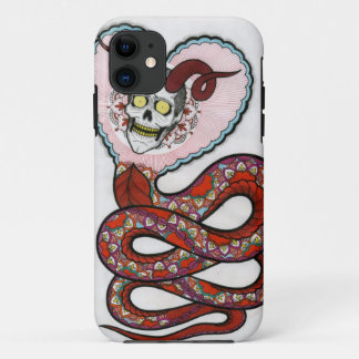 花のヘビ iPhone 11 ケース