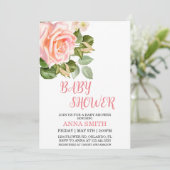 花のベイビーシャワー招待状 招待状 (スタンド正面)