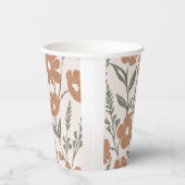 花のベイビー ブルームパターンシャワー 紙コップ (右)