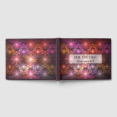 花のベッドカラフル抽象芸術フラクタルアート名 ゲストブック (全面)