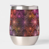 花のベッド光沢のあるカラフル抽象芸術フラクタルアート (右面)