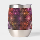 花のベッド光沢のあるカラフル抽象芸術フラクタルアート (左面)