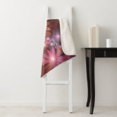 花のベッド光沢のあるカラフル抽象芸術フラクタルアート シェルパブランケット (インサイチュ)