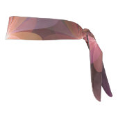 花のベッド光沢のあるカラフル抽象芸術フラクタルアート タイヘッドバンド (回転90)