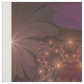 花のベッド光沢のあるカラフル抽象芸術フラクタルアート ファブリック (見本)