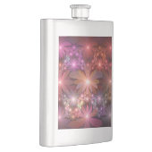 花のベッド光沢のあるカラフル抽象芸術フラクタルアート フラスク (右)