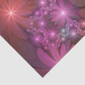 花のベッド光沢のあるカラフル抽象芸術フラクタルアート 薄葉紙 (詳細)