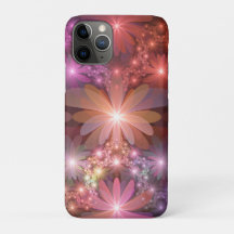 花のベッド光沢のあるカラフル抽象芸術フラクタルアート