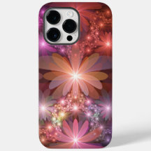 花のベッド光沢のあるカラフル抽象芸術フラクタルアート